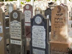 Pierres tombales du cimetière juif